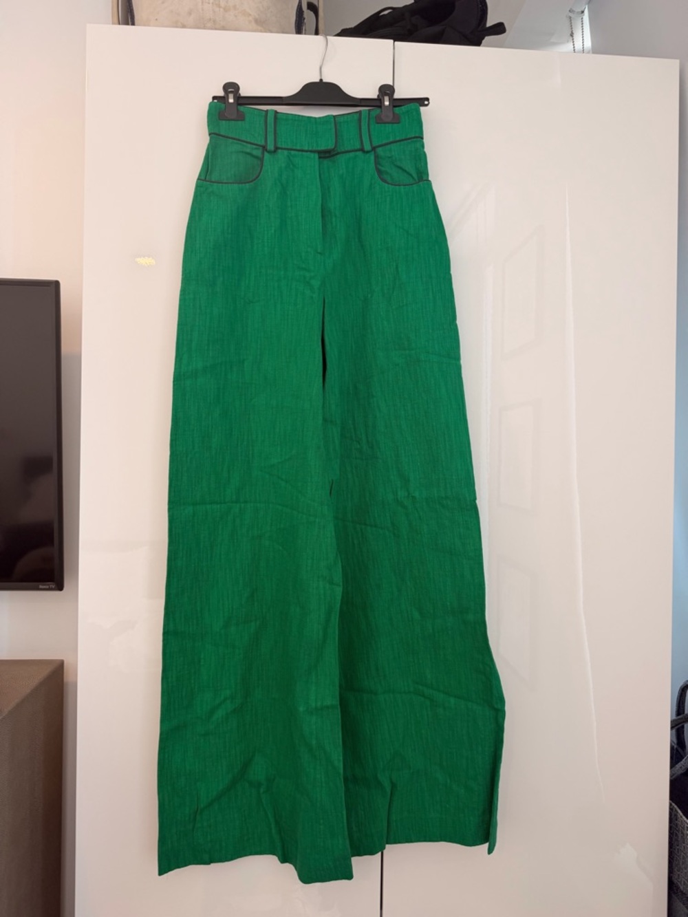 Martin Grant Wide Leg Linen Pants